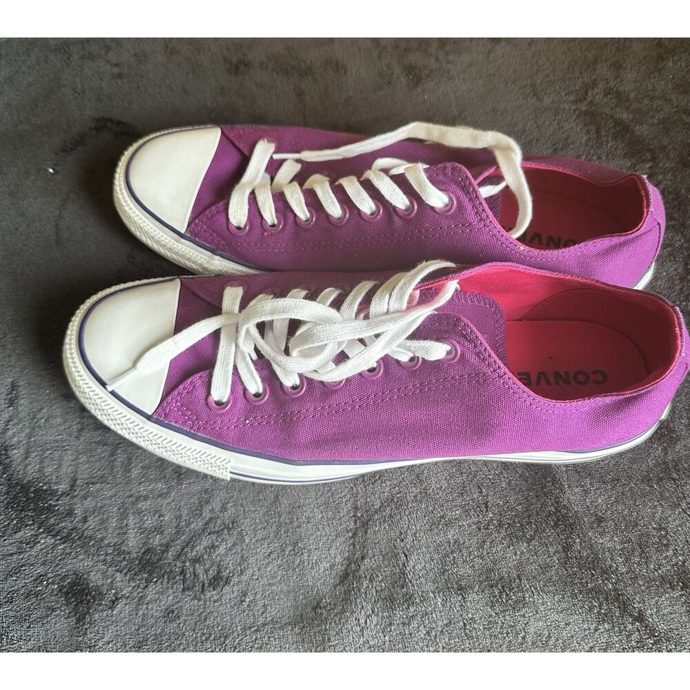 Converse All Star Chuck Taylor Purple Sneakers M9 W11 - Picture 4 of 7